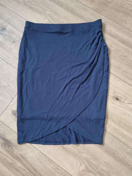 Modrá elast. sukňa tom tailor 40, tom tailor,40