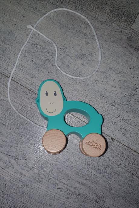 Drevená ťahacia hračka matchstick, 