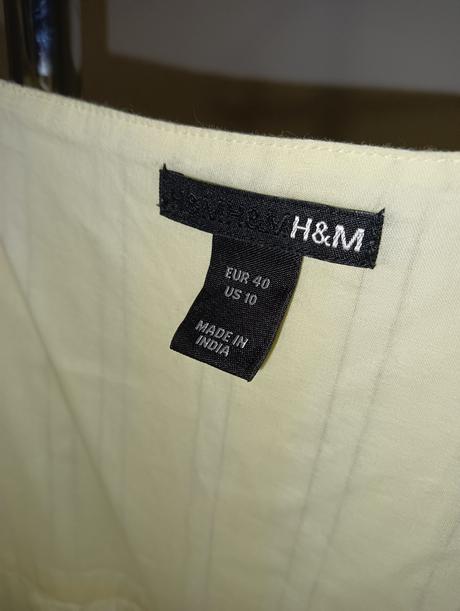H&m pružkované podšité šaty, h&m,40