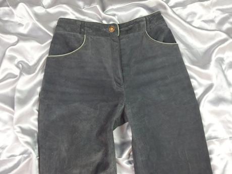 Kvalitné kožené nohavice, 40