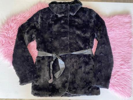 Kožuštek - tenší, h&m,xs