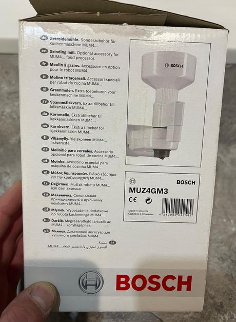 Bosch muz4gm3 mlynček na obilie, mak, bosch