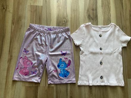 Kratasy stich + zadarmo tricko, kik,128