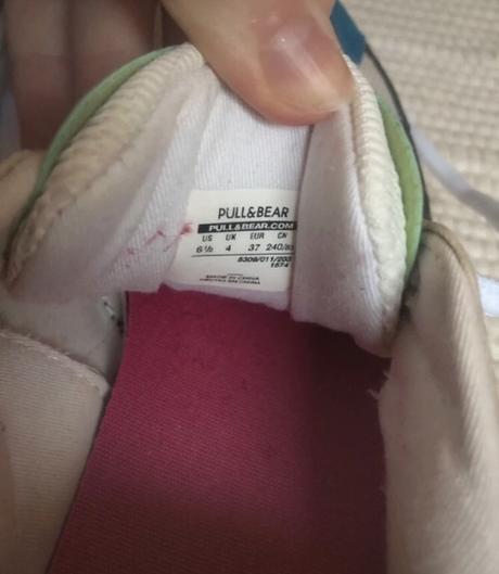 Biele tenisky/ biele botasky, pull&bear,37