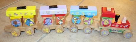 Skladačka - drevený vláčik, 