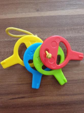 Plastové kľúčiky,