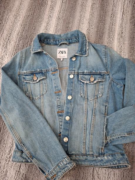 Riflová bunda zara, zara,s