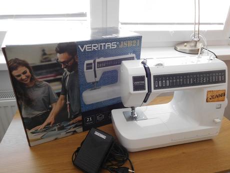 Šijací stroj veritas jeans,, 