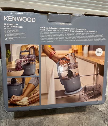 Food processor kenwood fdp22.130gy multipro go, 