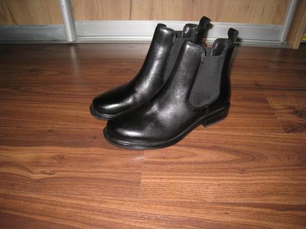 Dámske chelsea kožené topánky 5th avenue, deichmann,37