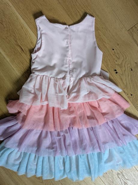 Šaty s tylovými volánikmi, h&m,134