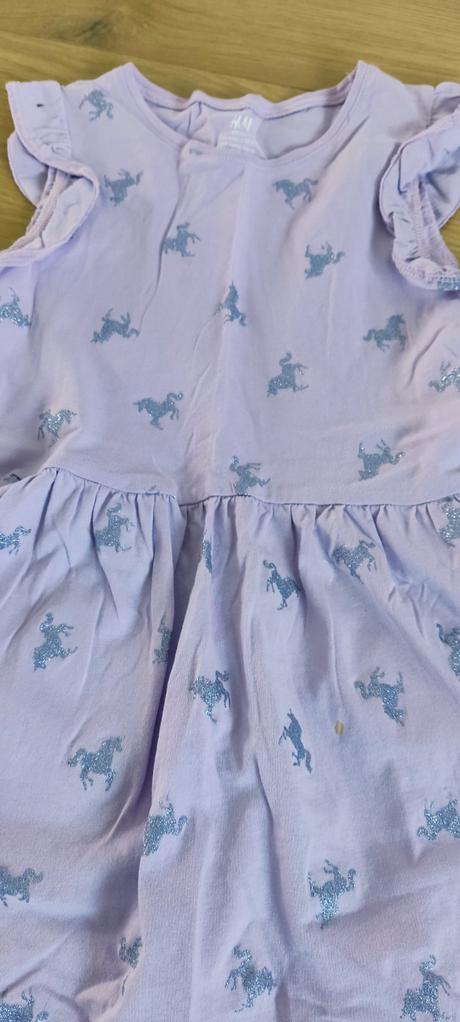 Šaty s konikmi 134/140, h&m,140