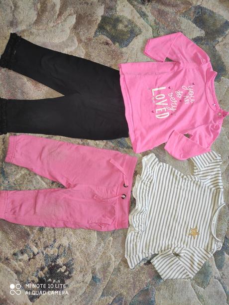 Balík 4 ks veľkosť 74, 68–80