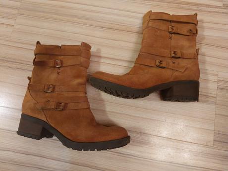 Malo nosené koža bata, baťa,39