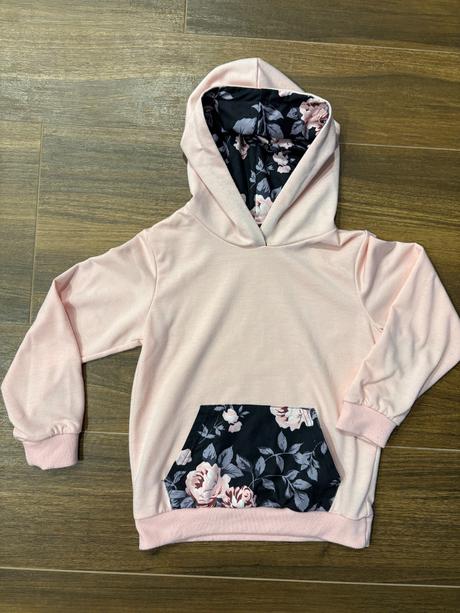 Dievčenská mikina s kapucňou, 128