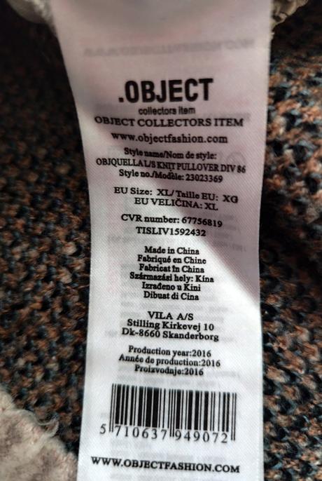 Dámsky pulóver object, xl