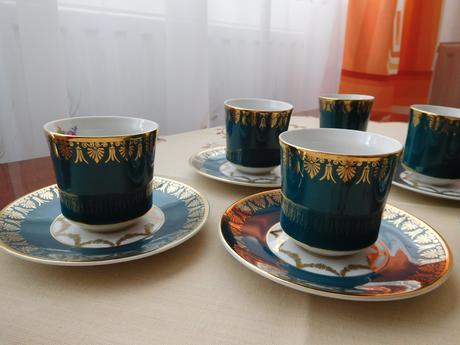 Čajová súprava porcelánová-čechoslovákia,, 