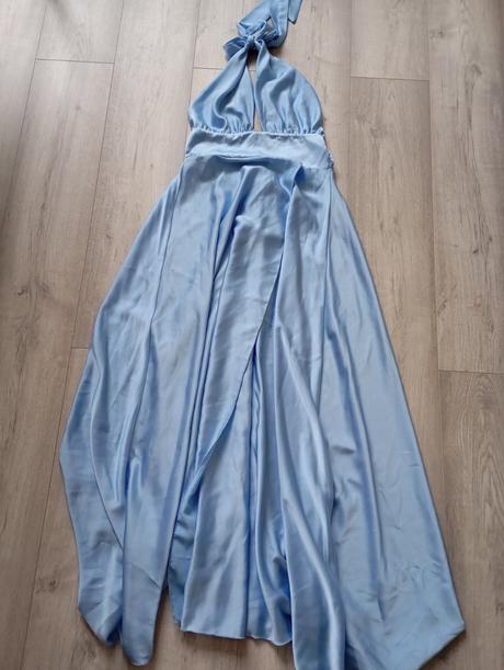 Spoločenské šaty saténové, s