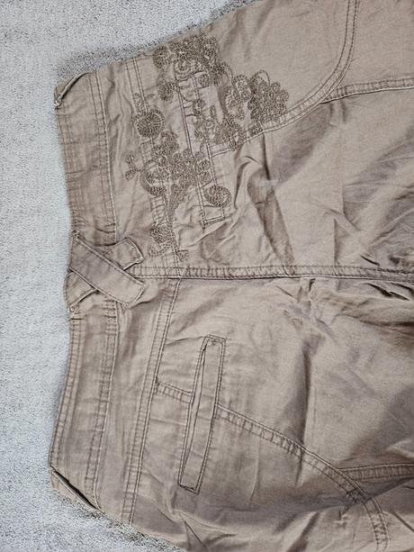 Trojštvrťové nohavice, okay,36