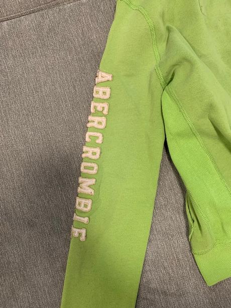Zelená mikina na zips zn.abercrombie&fitch veľk.s, abercrombie&fitch,s