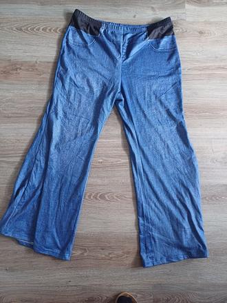 Dámske zvonove leginove nohavice, 4xl