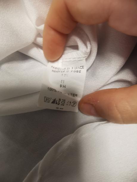 Blúzka biela predĺžená, m