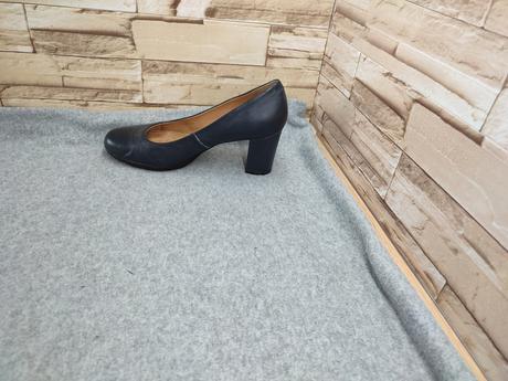 Geox 37 - celokožené tmavomodré lodičky, geox,37