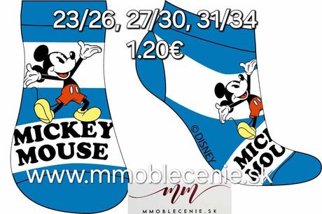 Ponožky mickey, disney,23 - 34