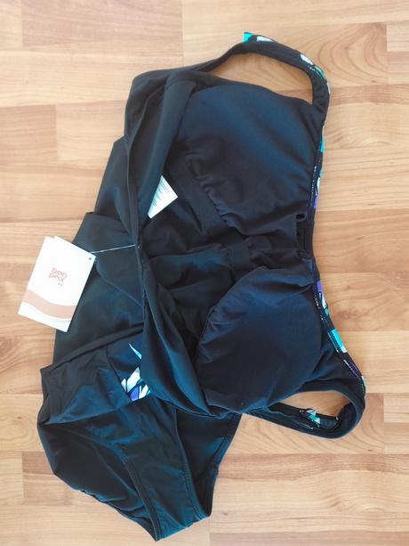 Zoštíhľujúce plavky so vzorom, bonprix,40 / l
