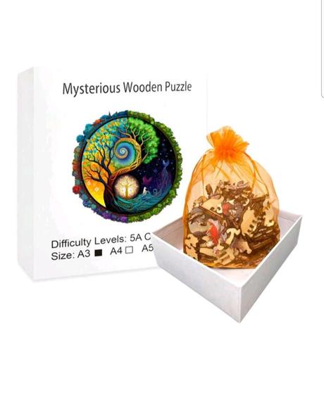 Puzzle drevené poštovné zdarma,