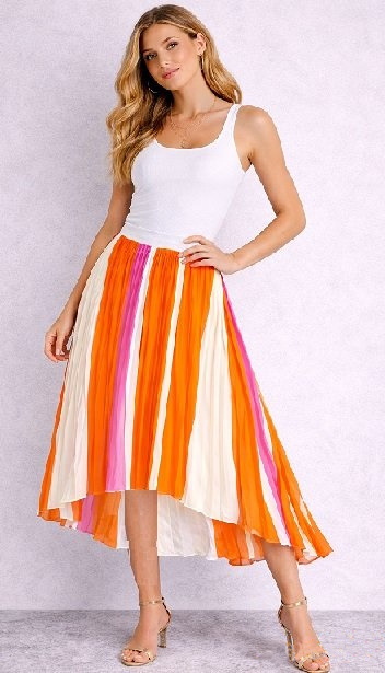 Plysovaná sukňa only unique, only,38 / 164 / 170 / m