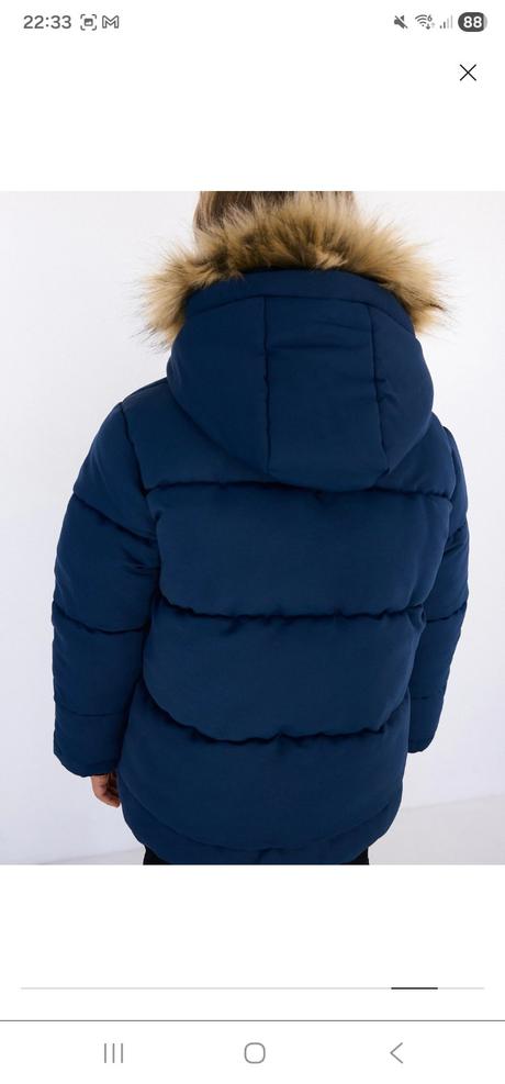 Prešívana tepla bunda zateplena 128 a 134, reserved,128 / 134