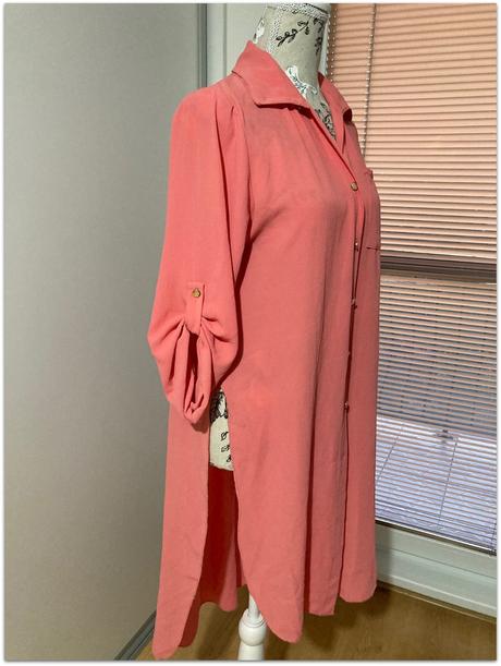 Predĺžená lososová košeľa, 