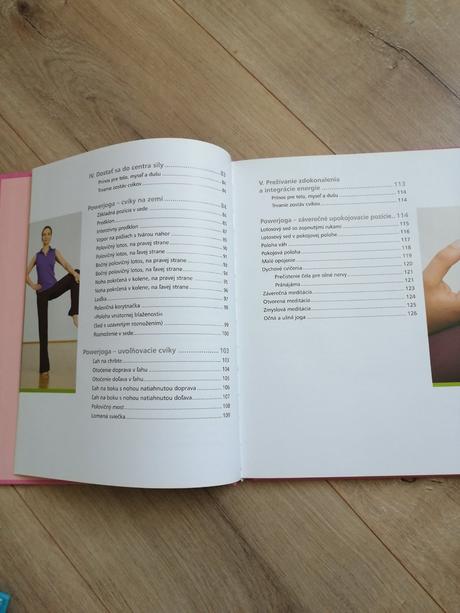 Powerjoga, poweryoga, kniha s dvd,