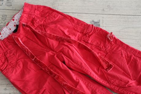 Podšité nohavice, h&m,122