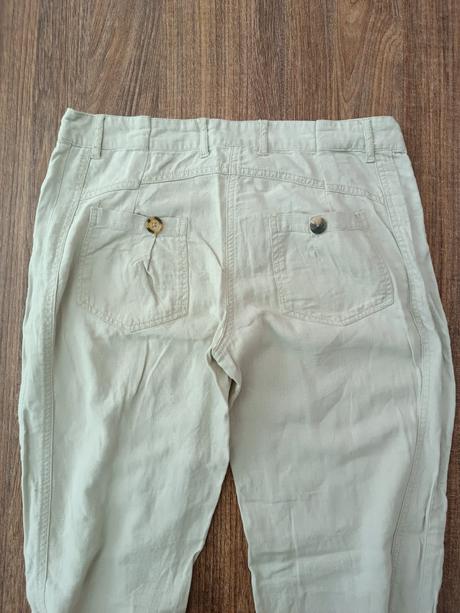 Nohavice lanové, vero moda,l