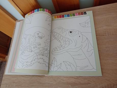 Maľovanie podľa čísel -dinosaury, 