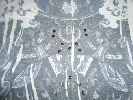 Modrosive damske tricko, s