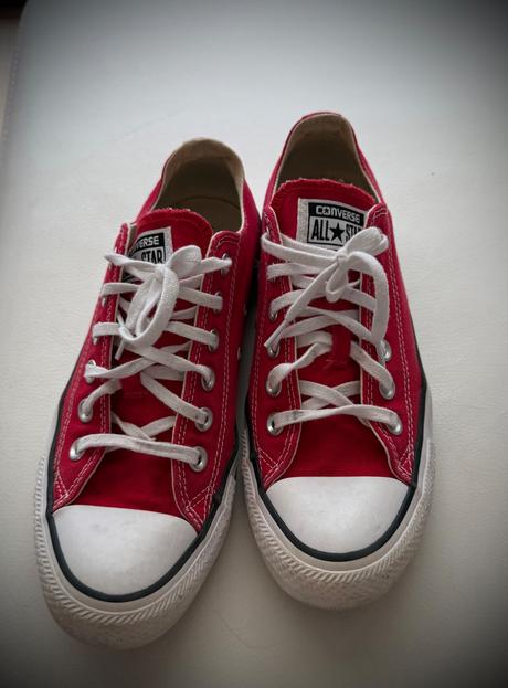 Červené convers, converse,38