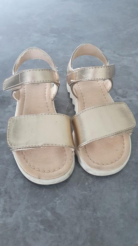 Zlaté sandálky h&m, h&m,24