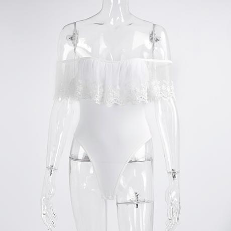 Biele body s cipkou vel s/m, m / s