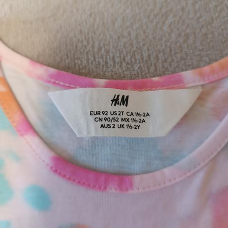 Dievčenské letné šaty h&m, h&m,92