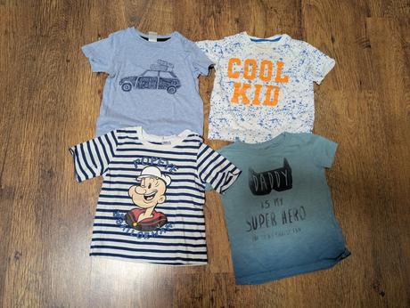 4 x tričko hm next, 80