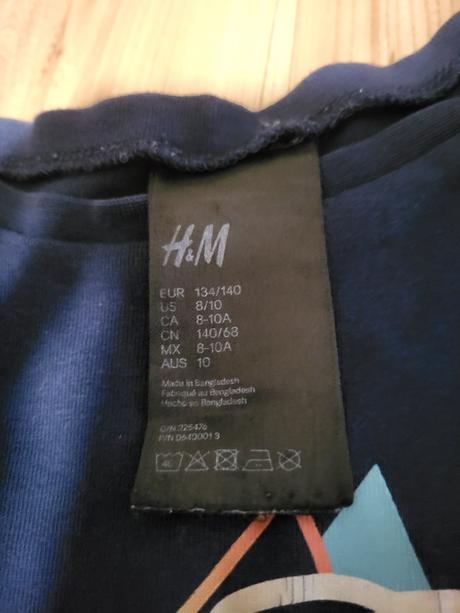 Tričko dl.rukáv, h&m,134