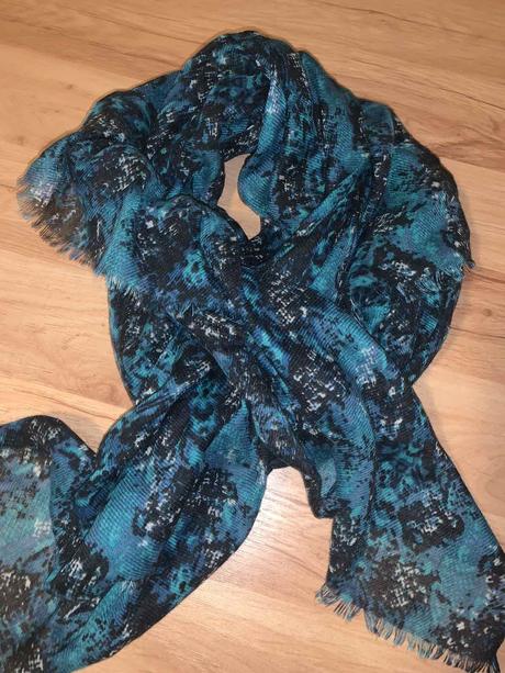 Smaragdovy šál /šatka tcm, tcm