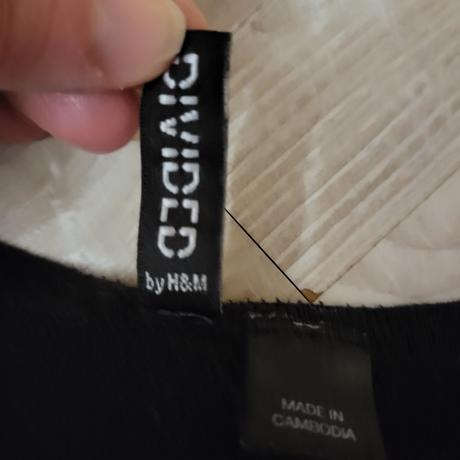 36/38 svetrikove saty s veckovym vystrihom, h&m,36