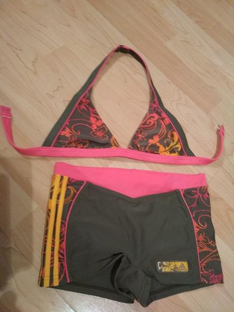 Plavky adidas + šortky, adidas,152