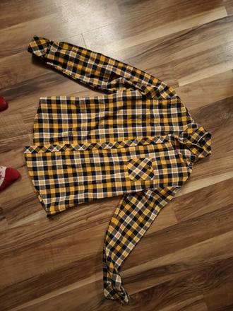 Chlapčenská flanelova košeľa na cca 10rokov, 140