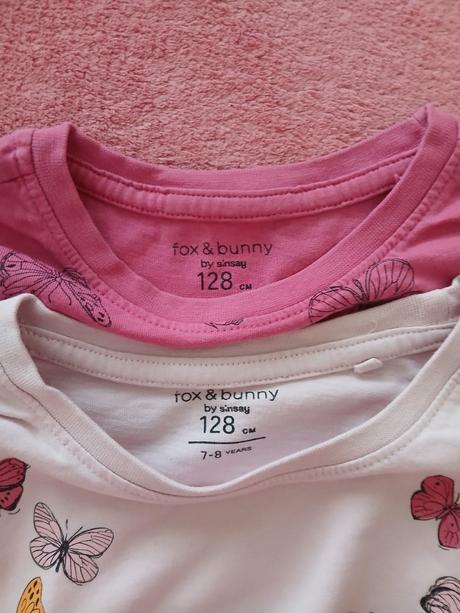 Tricko motyle 2ks  dlhy rukav 126, sinsay,128