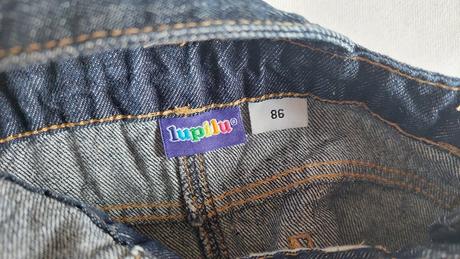 Riflove šaty sukňa na traky 86, h&m,86